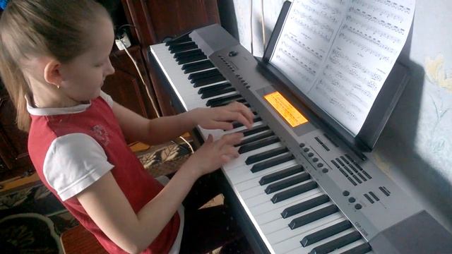 даша на синтезаторе casio/ смотреть онлайн