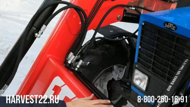 Обзор навесного фронтального погрузчика Харвест 1200 новая гидравлика. Модель 2019 года.