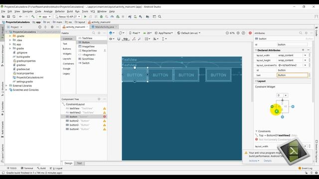 ☑️Proyecto Calculadora Con Android Studio PARTE # 1" cómo diseñar la pantalla " ? смотреть онлайн