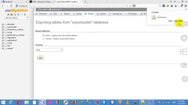 how to backup database in wamp server смотреть онлайн