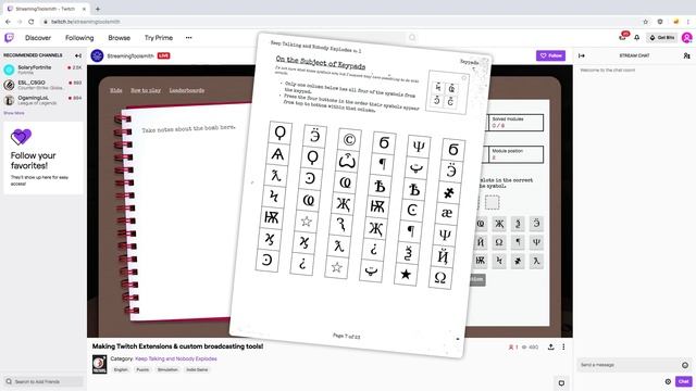 Keep Watching and Nobody Explodes - An interactive Twitch Extension смотреть онлайн