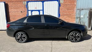 r17 диски Vesta cross black кик + haida 215/45