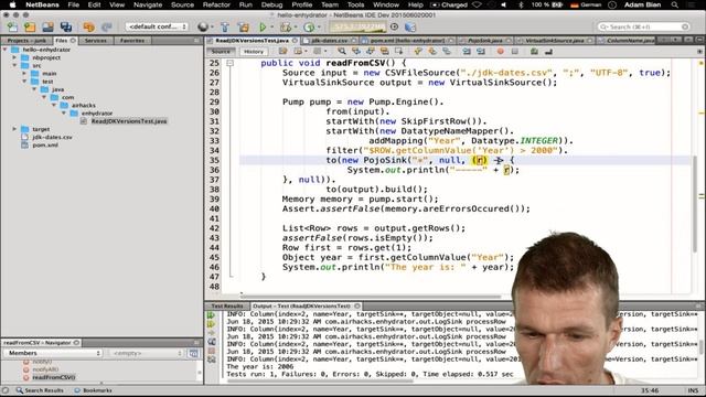 Enhydrator: Mapping Rows to POJOs смотреть онлайн
