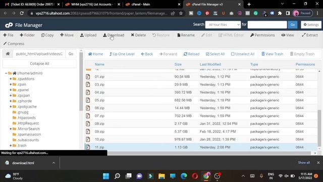 How to download zip files from cpanel смотреть онлайн