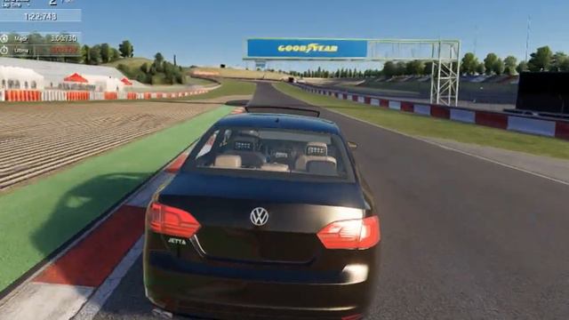 Assetto Corsa car mod vw jetta gt ks nurburgring layout gp a z смотреть онлайн