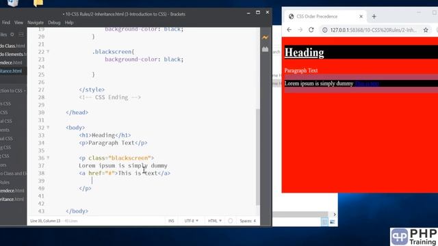 062 CSS Precedence Rules смотреть онлайн