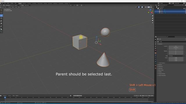 Blender link objects with CTRL+P смотреть онлайн