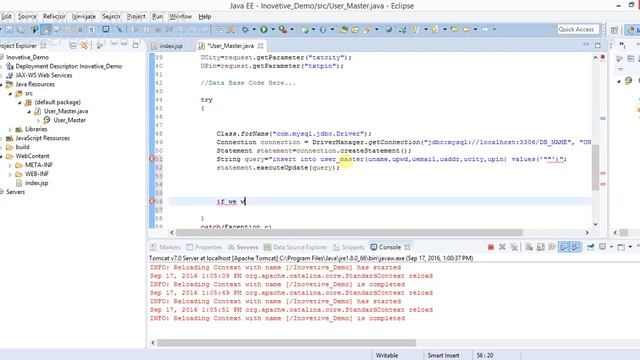Java Data Base Insert using JDBC with sqlyog смотреть онлайн