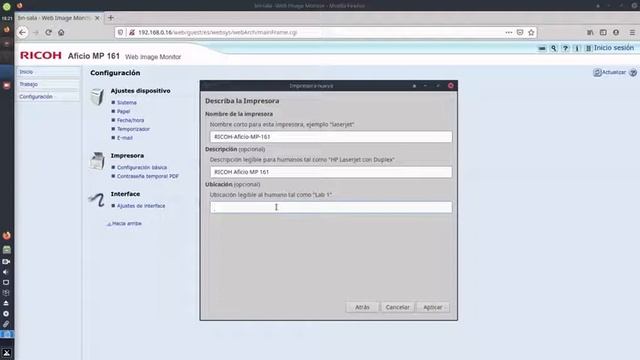 LINUX - Instalacion de impresora Ricoh por red. смотреть онлайн