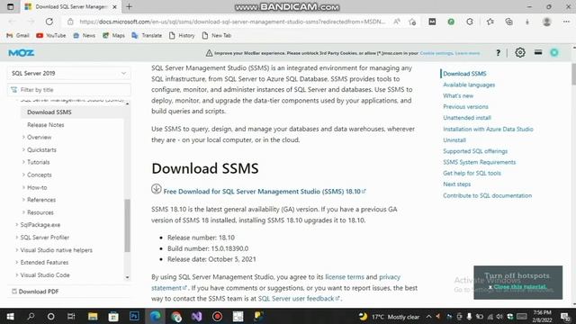 How to download and install Microsoft SQL server | Database server смотреть онлайн