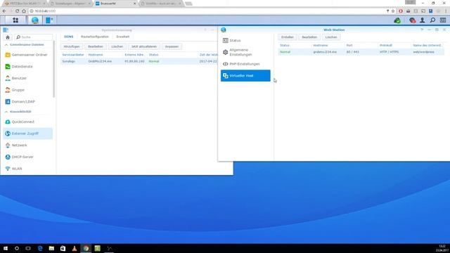 Synology Diskstation DS1815+ - Teil #11 Wordpress - Einrichtung des Internetaufrufs смотреть онлайн
