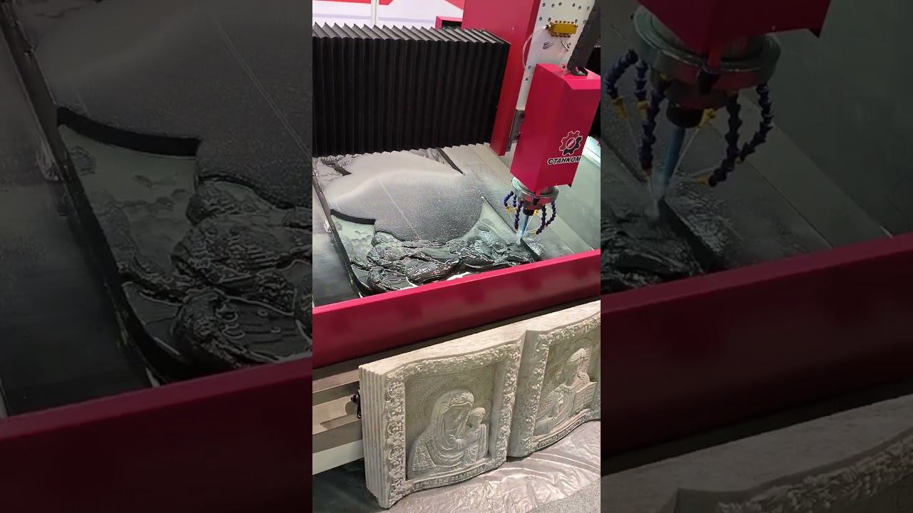 Обработка мрамора / Выставка «Металлообработка-2024» смотреть онлайн