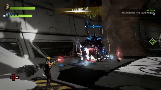 ReCore - Detour (Cradle): Support Tunnels (Hover Plate) Bruiser Fight Combat Gameplay Xbox One смотреть онлайн