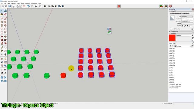 Replace Object - Plugin for Sketchup смотреть онлайн