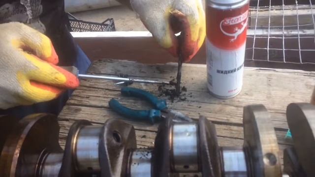 Чистка масленых каналов коленвала ваз 2110 смотреть онлайн