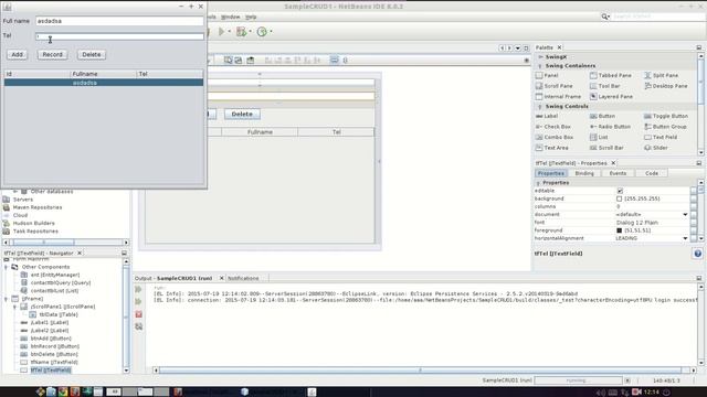 NetBeans Demo : How to CRUD in Swing Application смотреть онлайн