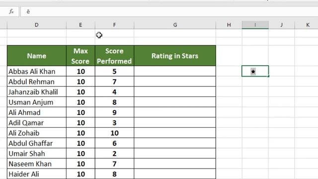 How to Create Star Rating System in Excel | MRB Tech Solutions смотреть онлайн