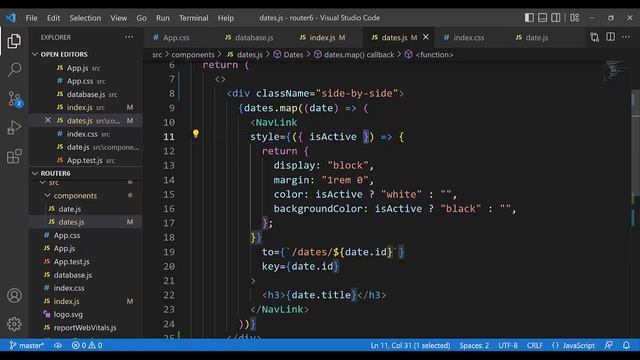 React Router NavLink isActive смотреть онлайн