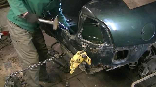 Опель Вектра . Рихтовочно - кузовной ремонт - 2 . смотреть онлайн