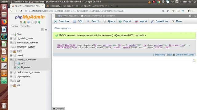 MySQL Stored Procedure Beginners Tutorial #19 - PHP MySQLi Stored Procedure | Insert Data смотреть онлайн
