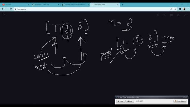 19. Remove Nth Node From End of List | Medium Level Interview Question Full Explanation in Python смотреть онлайн