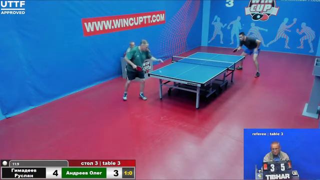 Гимадеев Руслан 3-0 Андреев Олег Турнир Восток 3 WINCUP 5.09.21 ПрямаяТрансляция Зал 3 смотреть онлайн