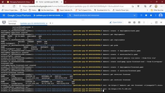 Managing Deployments Using Kubernetes Engine Kubernetes in Google Cloud смотреть онлайн