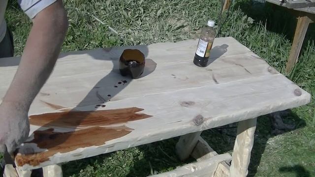 Стол кухонный состаренный