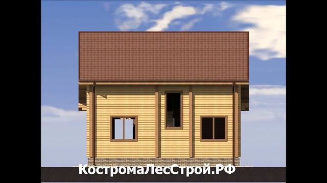 Москва - проект дома из бруса S=181 кв.м. смотреть онлайн