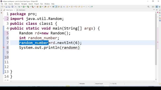24-Java programing tutorial-Random number generator смотреть онлайн