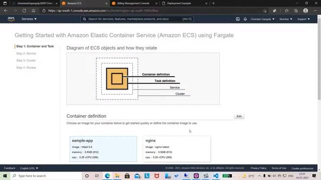 AWS ECS Container Build and deploy. смотреть онлайн