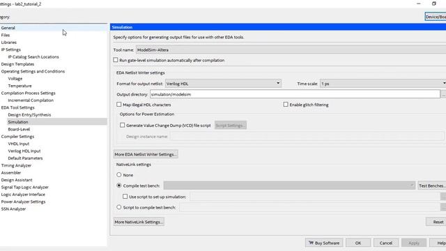 Intel Quartus: Setting Up ModelSim смотреть онлайн
