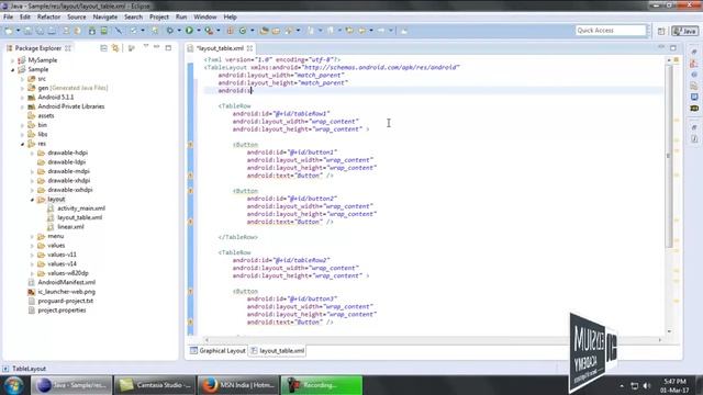 Attributes of Table Layout– stretch_columns смотреть онлайн