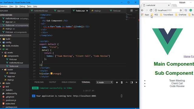 Vue Js Css Component смотреть онлайн