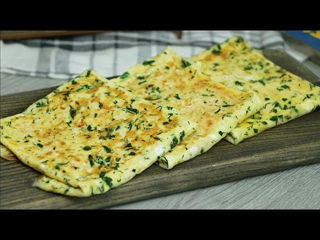 Завтрак за 5 минут на сковороде. Яичные конвертики на завтрак с ветчиной и сыром смотреть онлайн