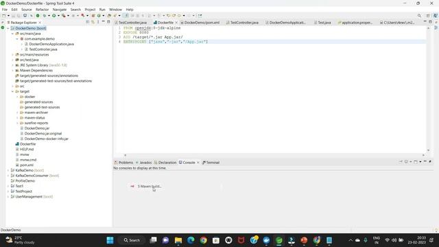 Docker For Java Developer - Creating Generic docker file смотреть онлайн
