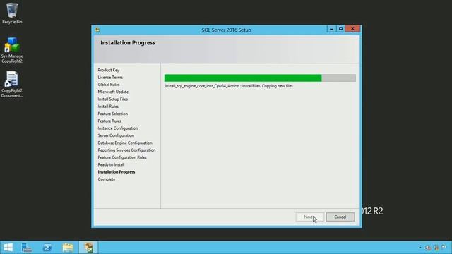 Part 1 of 3 / Collecting Domain Infrastructure Information - Installing SQL Server 2016 смотреть онлайн