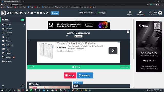How to start/setup a minecraft java server смотреть онлайн