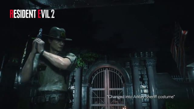 Resident Evil 2 remake - Leon Arklay Sheriff (short gameplay preview) смотреть онлайн
