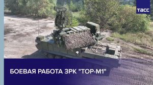 Боевая работа ЗРК "Тор-М1"