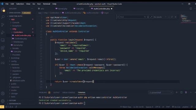 Laravel 8 Tutorial: Mobile App Authentication using Sanctum | Part 1 смотреть онлайн