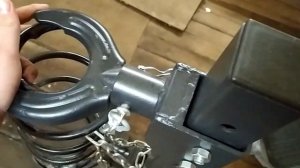 Стяжка пружин гидравлическая напольная с двумя комплектами получаш Forsage F-1500-5