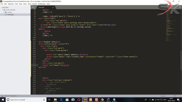 How to make a Simple PHP form смотреть онлайн