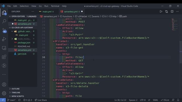Build & Deploy a Serverless CRUD REST API for S3 w/ API Gateway, AWS Lambda and Serverless Framewor смотреть онлайн