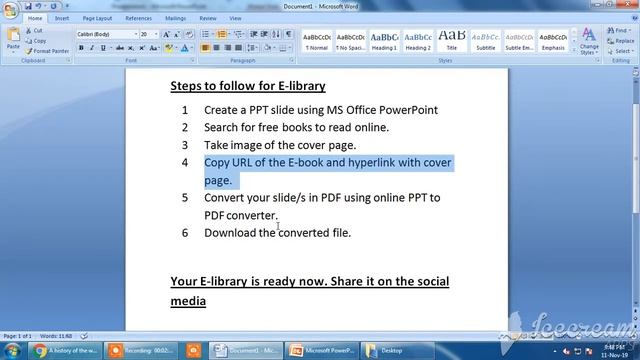 How to create E-library? смотреть онлайн