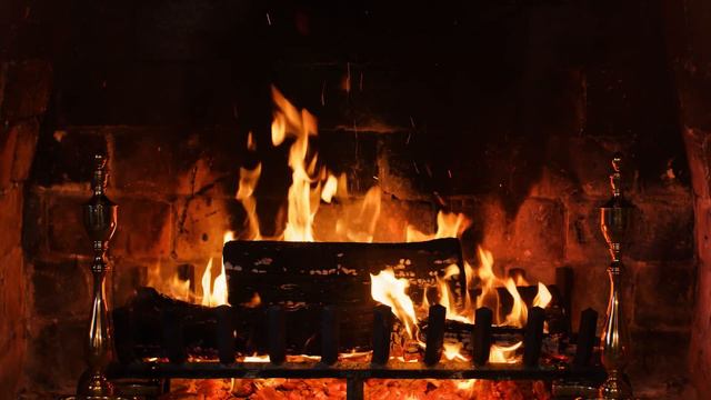 🔥 Christmas Fireplace W/ Happy Jazz Christmas Music 🔥 Instrumental Upbeat Christmas Jazz Ambience