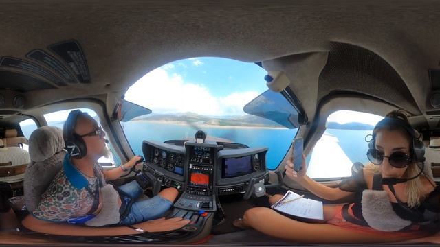 Landing at Propriano Airport, Corsica ? 360 GoPro Max смотреть онлайн