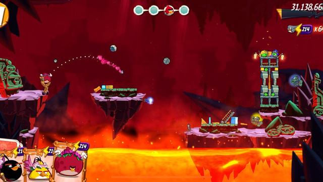 Angry Birds 2 The Adventure Of Love! 2024. February Level 6 смотреть онлайн