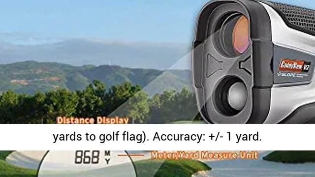 CaddyTek Golf Laser Rangefinder with Pin Seeking and Slope Compensate Distance, CaddyView V2+Slope смотреть онлайн