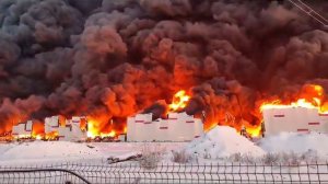 ВАЙЛБЕРИЗ склад сгорел(( СПБ Московское шоссе. 13.01.2024!